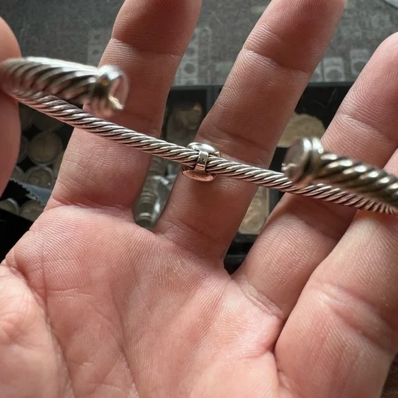 David Yurman Bracelet 18k and Sterling - Picture 6 of 9
